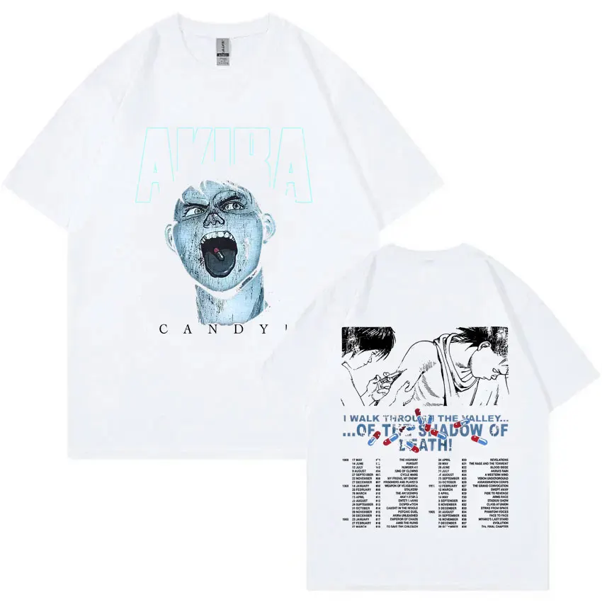 Japanese Science Fiction Cartoon Movie Anime Akira Shima Tetsuo Print T Shirt Men Fashion Casual T-shirt Male Vintage Streetwear - Image 6