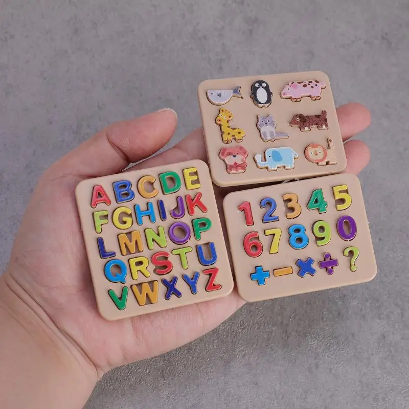 1 Set Miniature Simulation Model Dollhouse Letter Numbers Block Puzzle Sorting Math Bricks Small Ornament Toys For Children