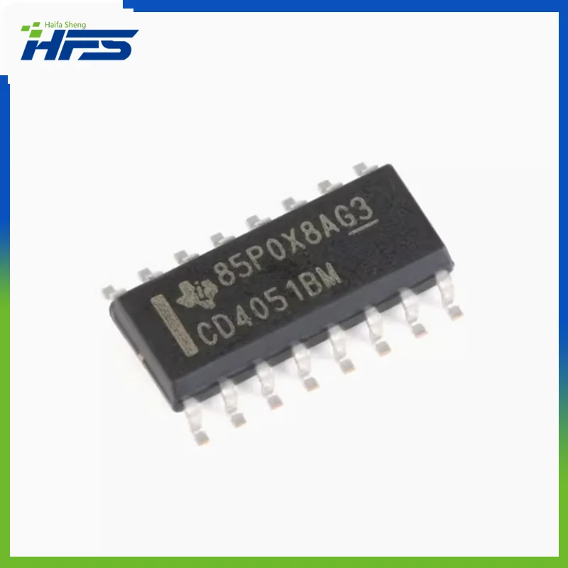 

5pcs Original genuine CD4051BM96 SOIC-16 CMOS single channel 8-channel analog multiplexer chip