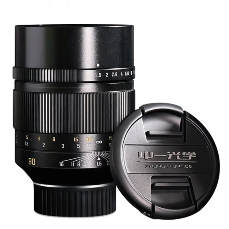 Zhongyi mitacon 90mm f1.5 quadro completo grande abertura foco manual lente principal para leica m montagem câmera m2 m240 m3 m5 m6 m7 m8 m9