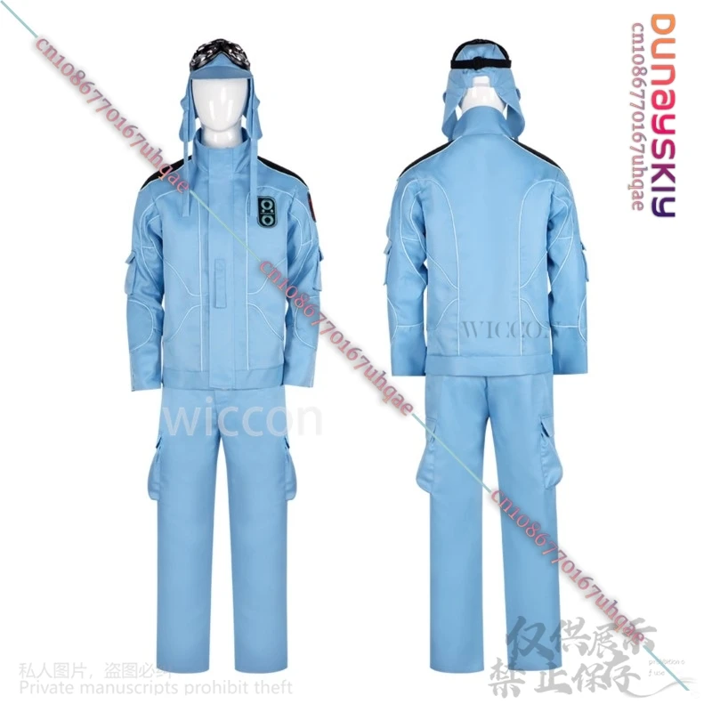 Film Mickeys 17 Cosplay Science Fiction Movie Uniform Top Pants Glasses Set For Man Woman Role-play Christmas Cos Customized