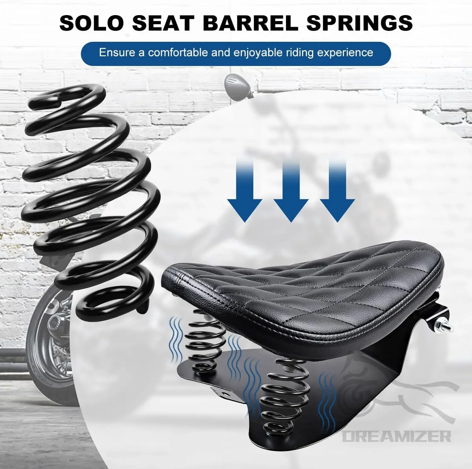 Motorcycle Coils Spiral Seat Spring Kit 3