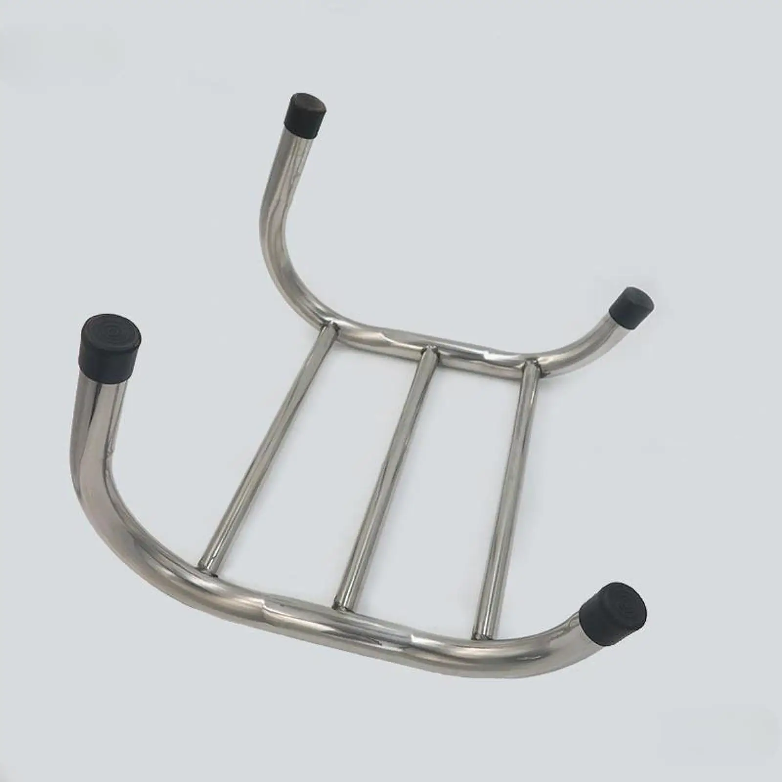 Hair Salon Chair Foot Rest Stainless Steel Footrest Rack for Barber Chairs Replacement Part with Smooth Easy Clean Surface
