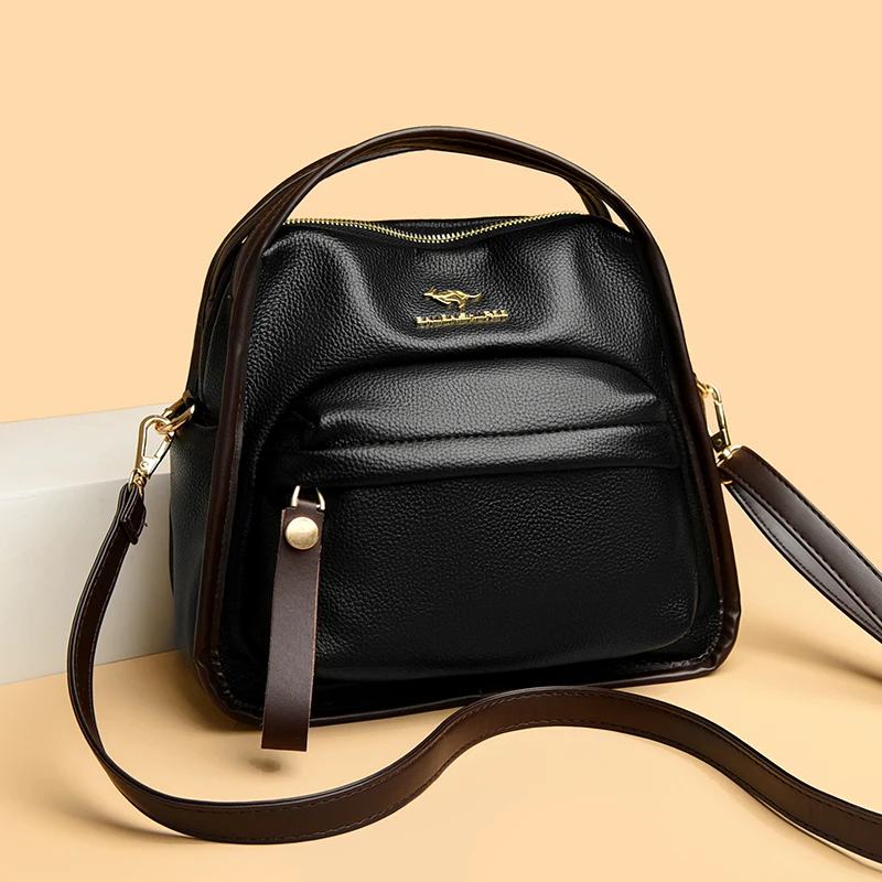 

Fashion Leather Crossbody Bag for Women Small Retro Luxury Shoulder Purse Phone Wallet Ladies Chic Handbag Casual Elegant Clutch