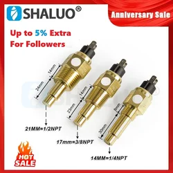6-24V 98±3 ℃ Diesel Engine Water Temperature Sensor Normal Open Switch Plug Match With Generator Water Temperature Guage