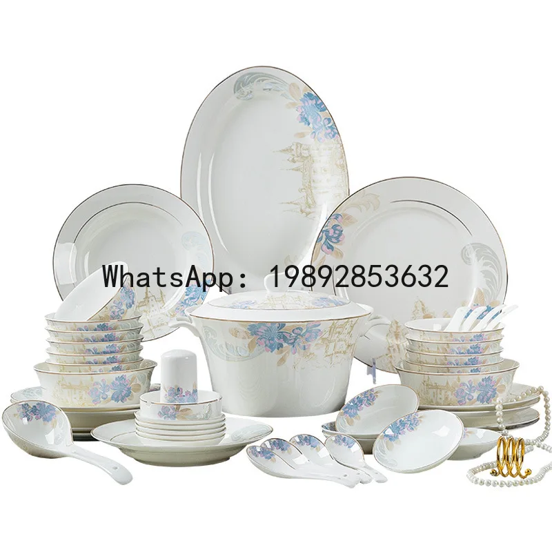 

Xl -1 dinnerware set - 2026 new collection, premium bone china gift set, ceramic tableware with bowls, plates, and chopsticks