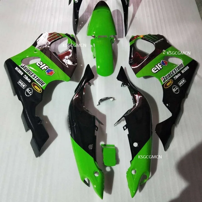 

100% ABS Fairing kits for Kawasaki NINJA ZX 7R 1996-2003 ZX7R 96 97 98 99 00 01 02 03 black green motorcycle fairings set