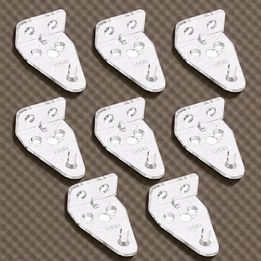8Pcs Venetian Blind Hook Connector Sturdy Curtain Hook Set Easy Operate Blind Tilt and Opening Closing Curtain Roller