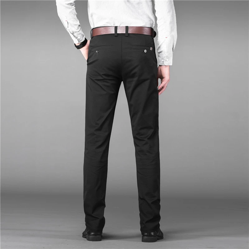 2023 Luxury Straight Business Casual Men Pants High Quality Designer Spring Autumn Elegant Male Leisure Long Formal Trousers