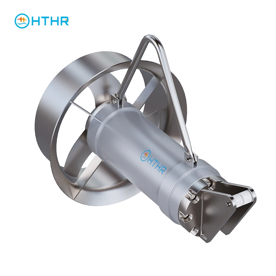 Low Speed Submersible Flowmaker-Low Shear, up to 50m Coverage Radius for Large Basins
