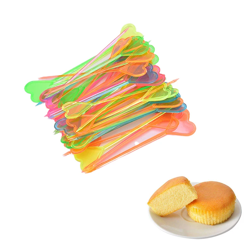 Food Picks Buffet Cupcake Fruit Fork Cake Dessert Salad Sticks Cocktail Toothpick Skewer Party Supplies