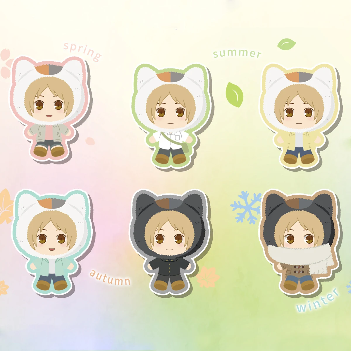 

Eaki Natsume's Book of Friends Four Seasons Journey Series Plush Blind Box Anime Pendant Vinyl Doll Collection Toy Girls Gifts