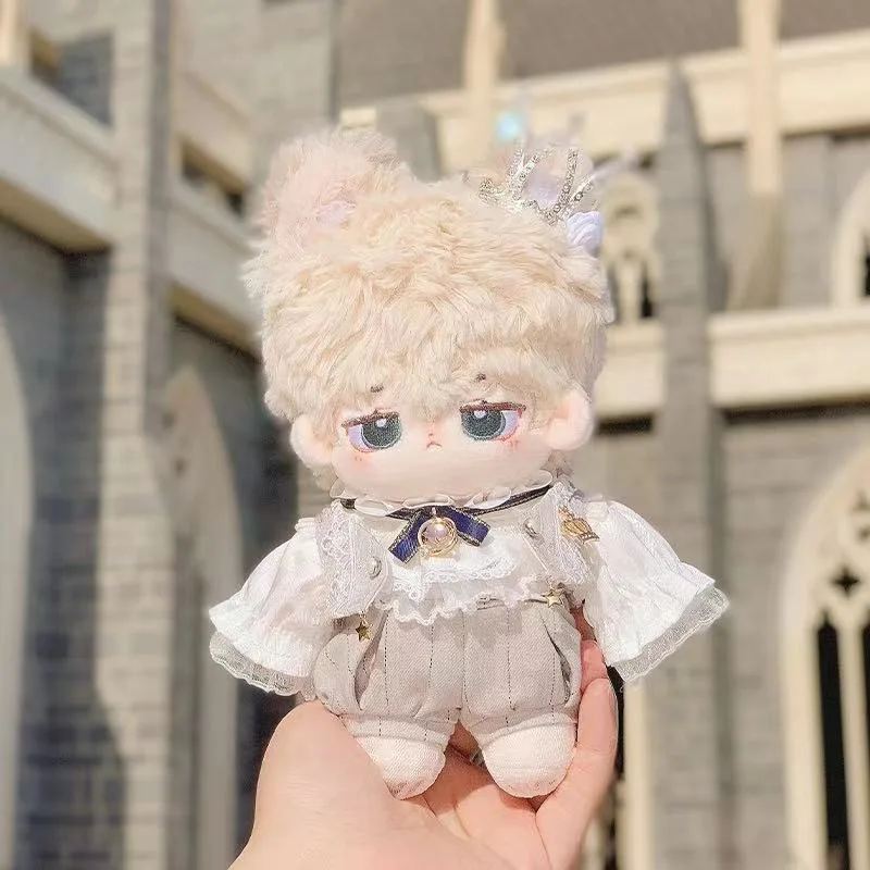 Cool Cosplay Clothes Crown for 20cm Cotton Boy Doll Prince Dress Up Figures Clothing Set Kids Birthday Toys Gift