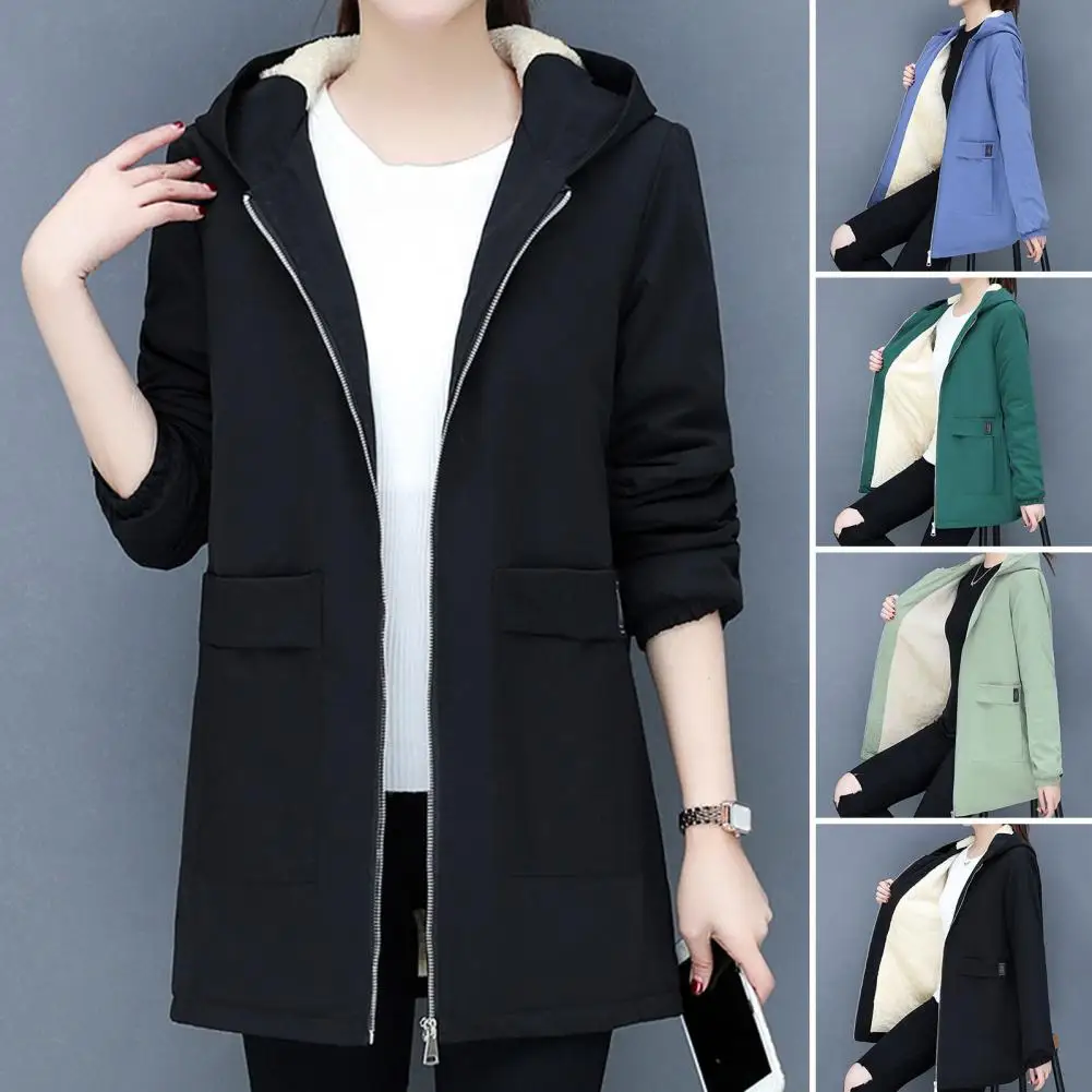 Slim Hooded Mid-length Coat Oversize 4xl Windbreaker Jacket Women Spring Chaqueta Casual Outerwear Korean Ceketler