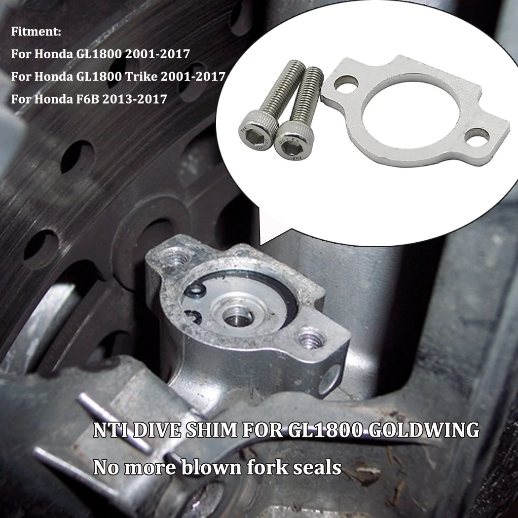 Anti Dive Shim for Honda GL1800 Trike F6B Goldwing No More Blown Fork Seals Front Suspension Gasket