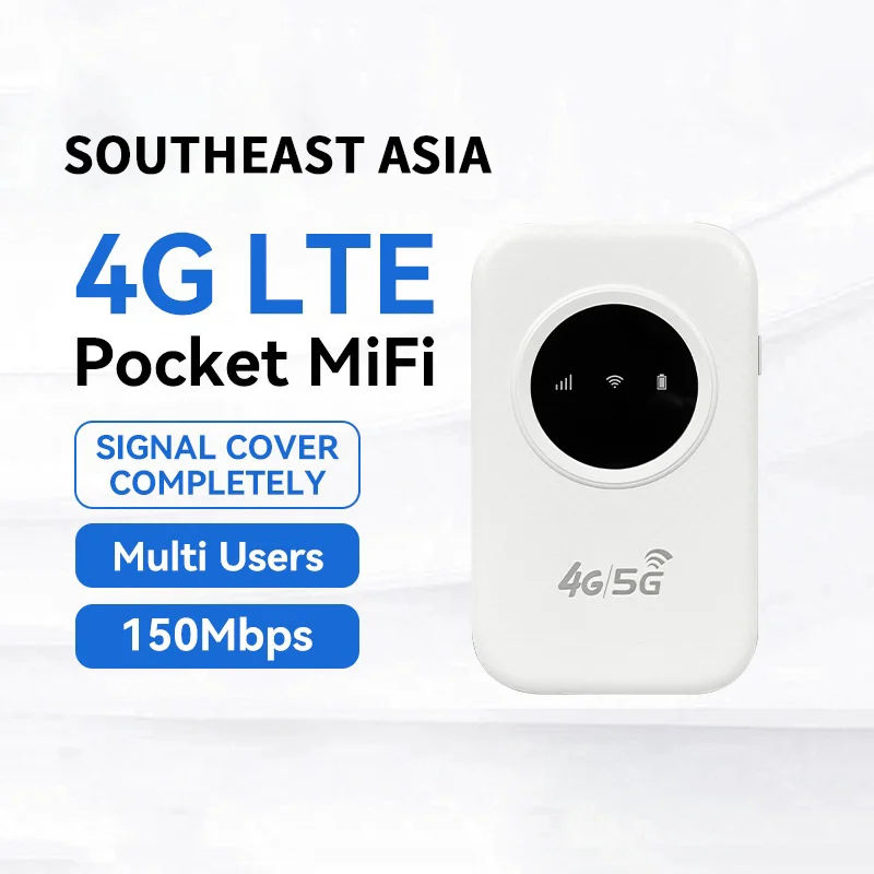 150Mbps 4G WiFi Modem Router with Mobile SIM Card for Fast and Secure Home Office Network