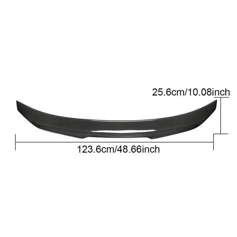 Real Carbon Rear Trunk Lip Spoiler Wing For BMW 2 Series F22 F87 M2 Coupe 2014UP Spoiler Top Wings Black Lip Body Kit Splitter