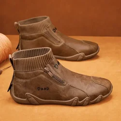 Men's Casual Sneakers High Quality Comfortable High Top Casual Sports Shoes Fashion Work Shoes Trend Outdoor Non-slip Hombres
