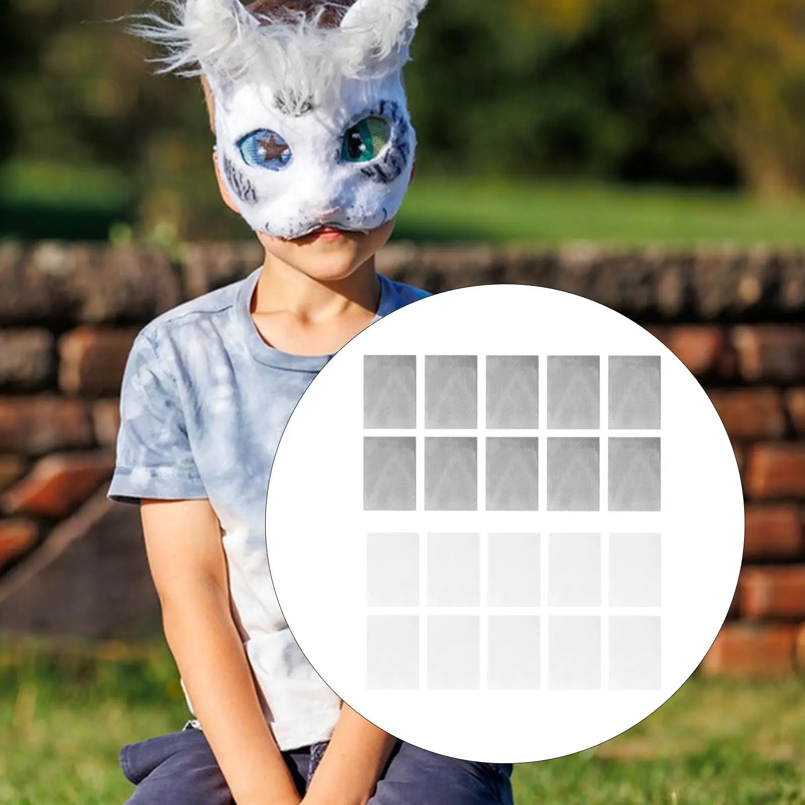 10x Fursuit Eyes Mesh Breathable Eye Mesh Sheet لمهرجان عيد الفصح