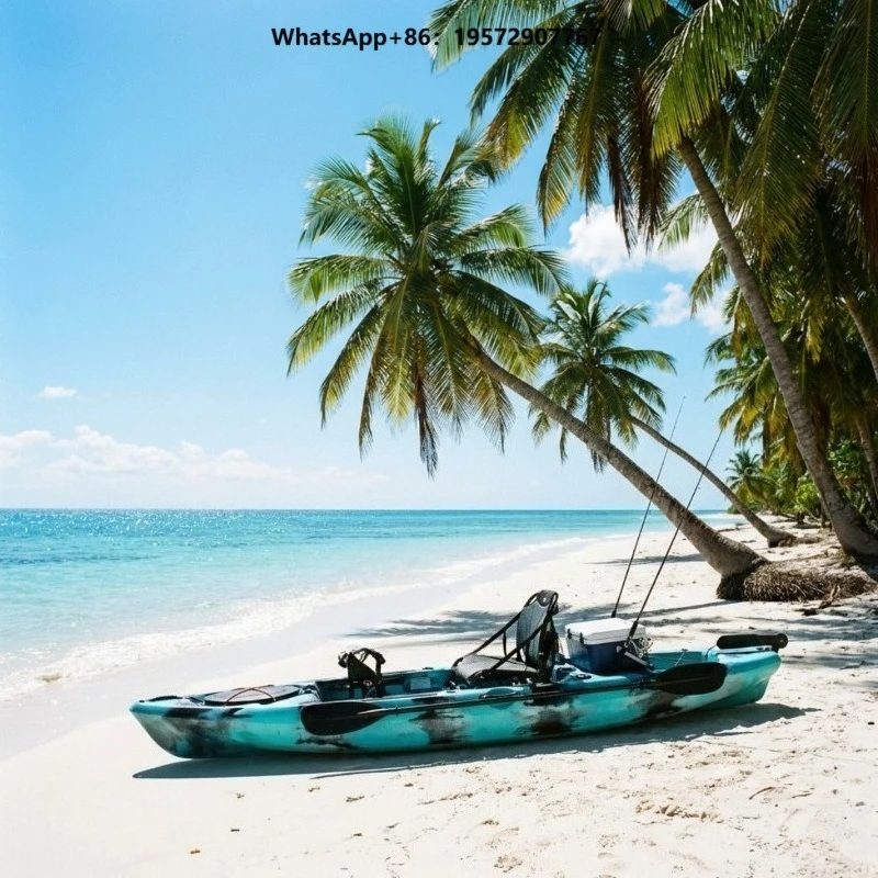 2026 New 2.75m Single Person Fishing Kayak Lightweight Durable Foldable Modular Design Detachable Pedal Optional Electric
