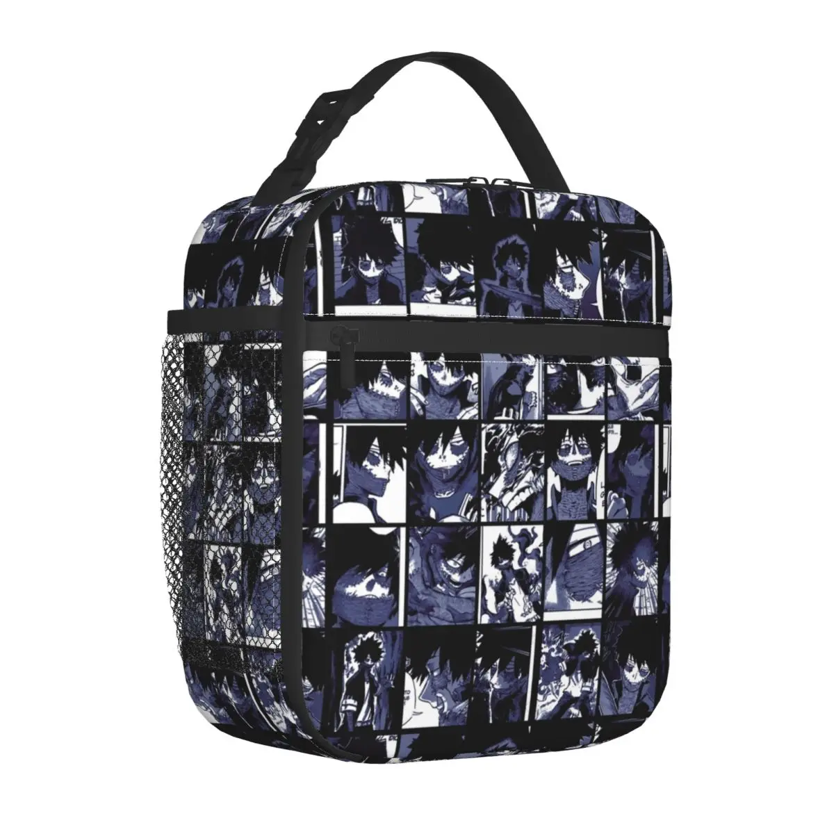 Dabi Collage My Hero Academia Lunch Bags High Capacity Lunch Container Thermal Bag Tote Lunch Box School Picnic Bento Pouch