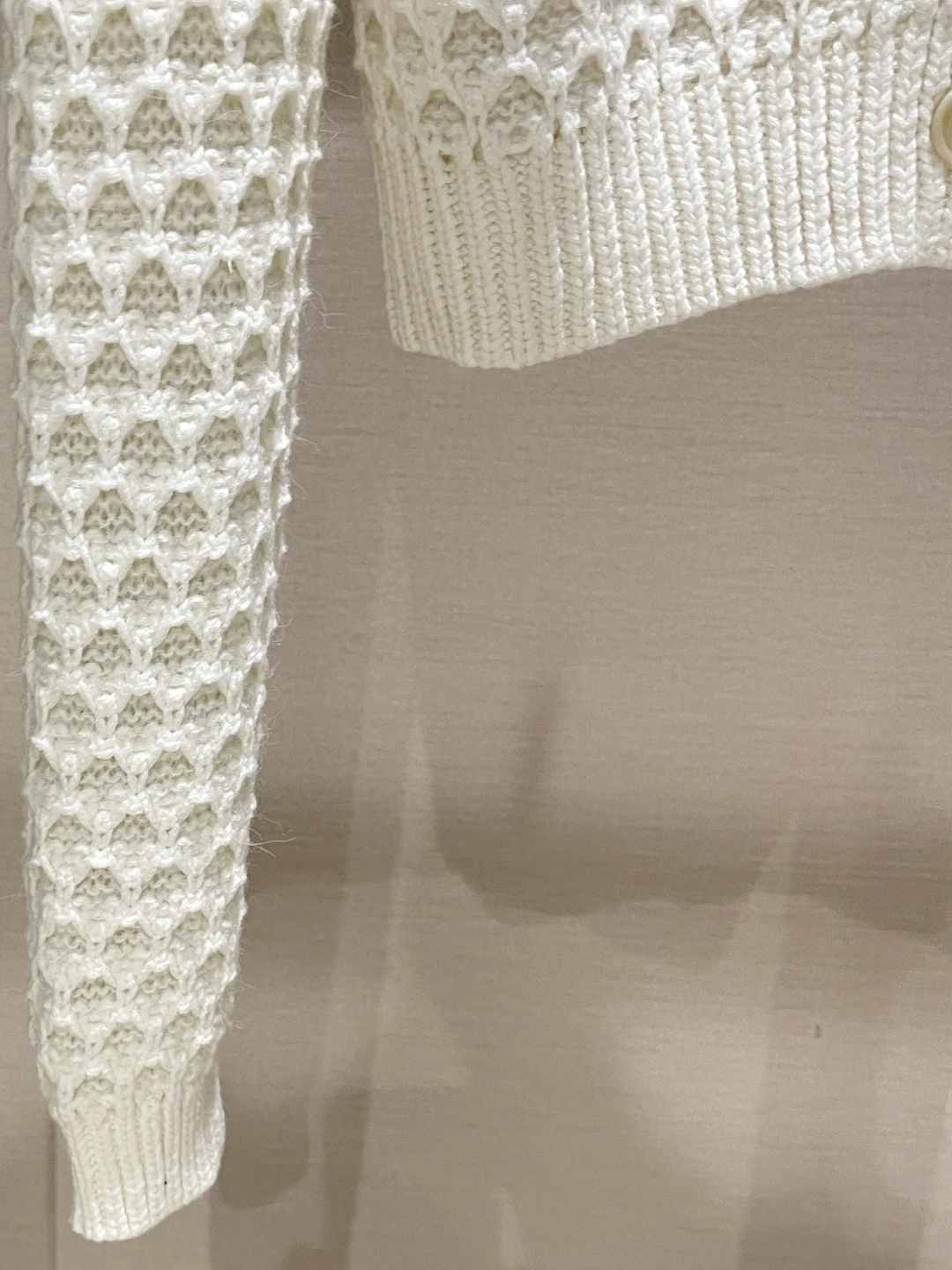 Ele V-Ne Maglione lavorato a maglia Cardigan aperto bianco monopetto da donna Sweet Sle Winter Faion Casual Pelle traspirante-Fr...