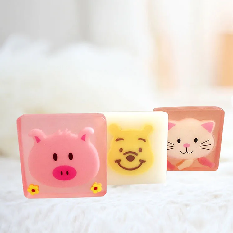 Cartoon Animal Handmade Soap Children\'s Handmade Cleansing Soap for Bath Hand Washing  Essential Oil Soap Baby Soap Animal Shape