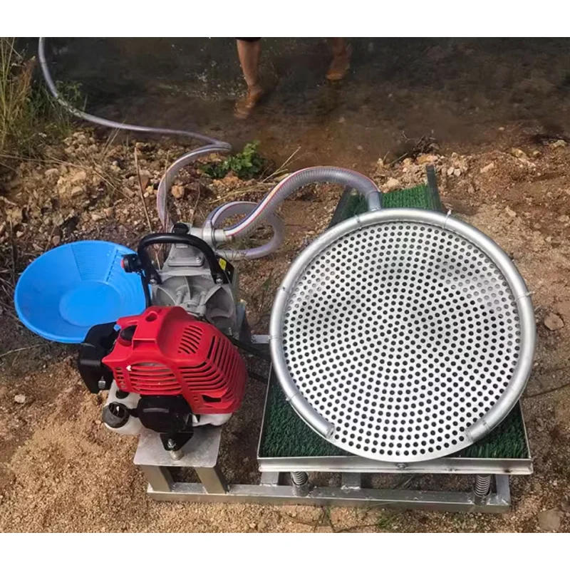 آلة فاصل الوعاء الاهتزازي الصغيرة المحمولة لمعدات تعدين الذهب #5