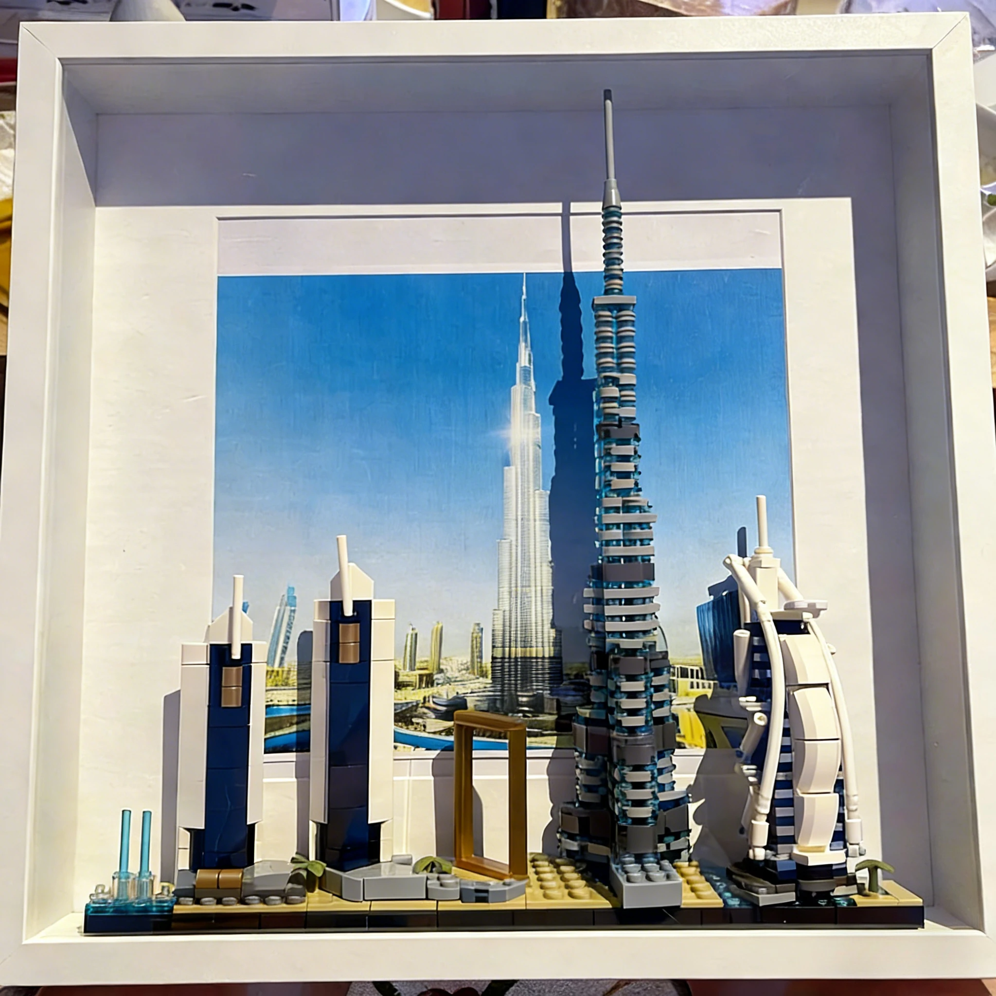Dubai Landmark Building Model 21052 Bouwstenen Sets Geschikt voor Kerstcadeaus Compatibel met Legoed Deeltjes, 740 stuks.