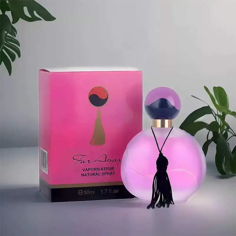 فارواي أو دو تواليت للنساء عطر زهري طازج يدوم طويلاً، عطر خفيف أثناء النهار، رائحة رومانسية حالمة هدية مثالية 50 مل