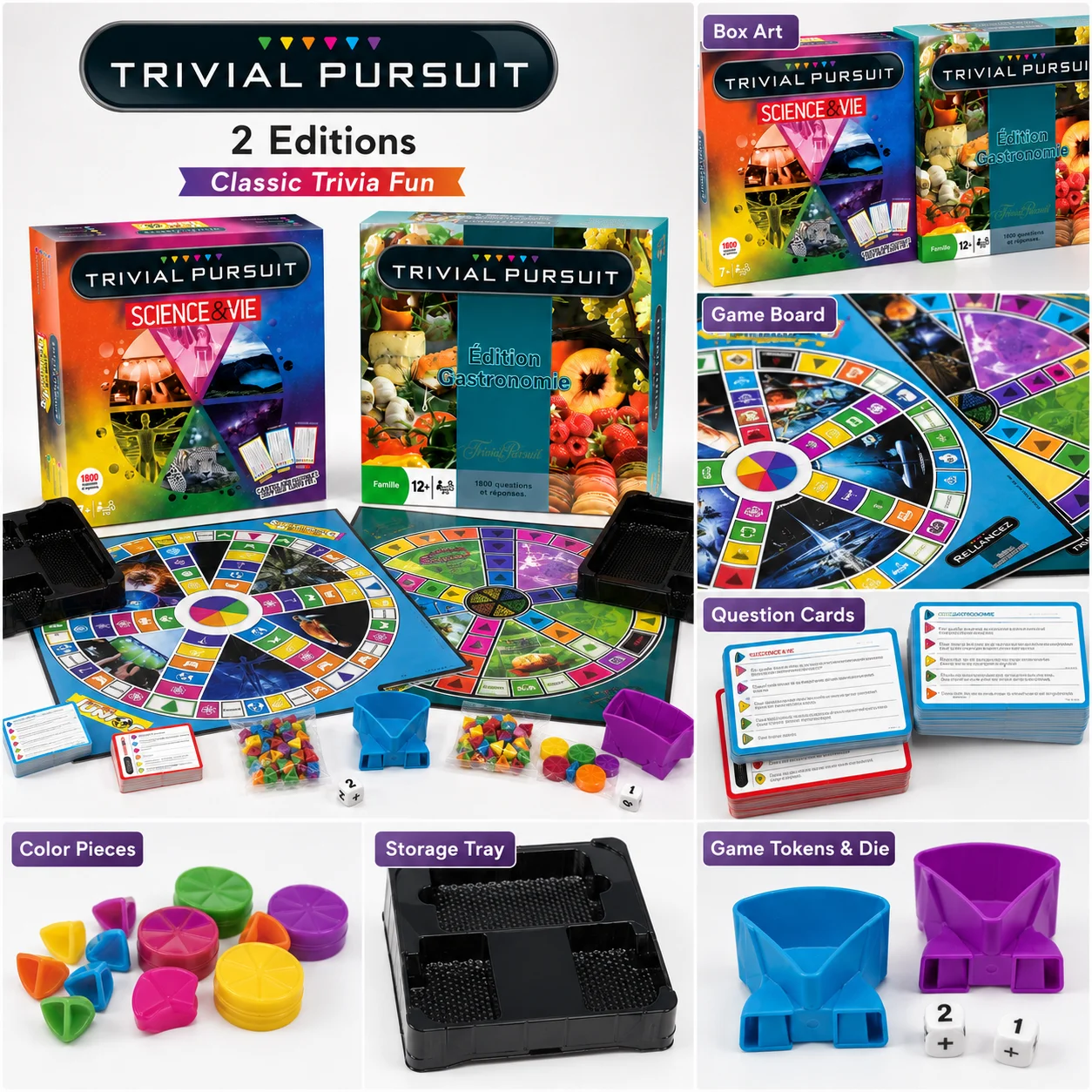 Trivia-Quiz-Brettspiel-Set, Kl – Board Game Quiz Bewertung und Preis