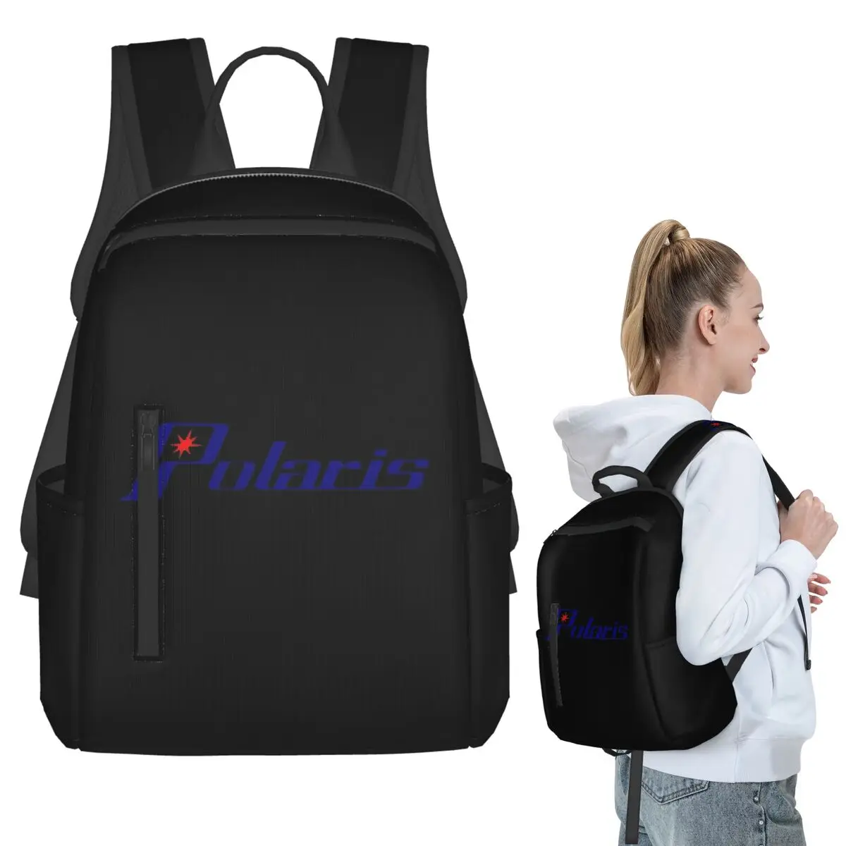 Polaris Logo (5) Backpack Student BookBag Boys Girls School Bag Laptop Shoulder Bags Men Women