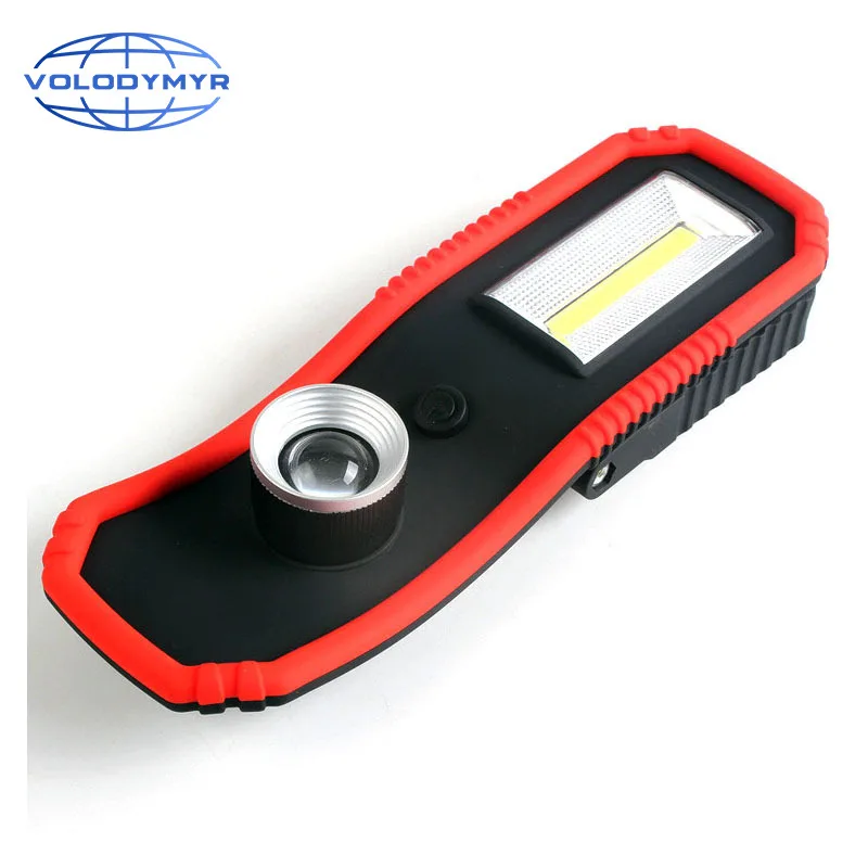 Led Work Light with Magnetic Base 360°Rotate 2 Lighting Modes COB Flashlight Inspection Lamp for Car Repair Home Using Emergency