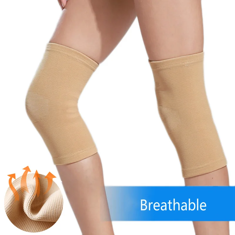 2pcs High Elasticity Knee Sleeve Protector Arthritis Injury Brace Support Gym Fitness Sport Compression Women Bandage Knee Pads