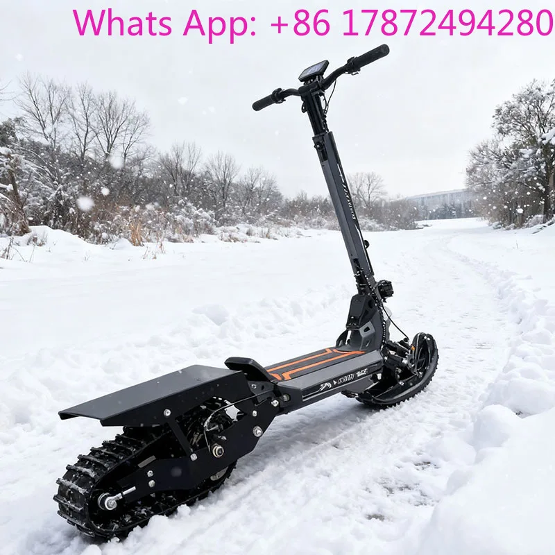 3-in-1 Snow Adult Track Electric Snowmobile