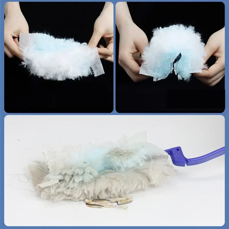 Disposable Duster Refills Handle Replacement Heads Duster Cloths Effortless Dust Removal for Furniture Car Surface Clean Tool view 4