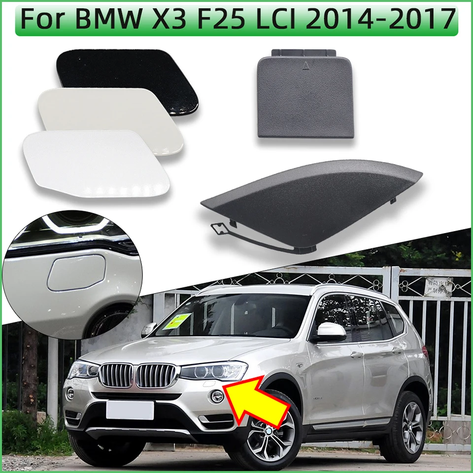 Car Accessories Front Rear Bumper Cover Headlight Washer Cover Cap For BMW X3 F25 LCI Ordinary Version 2014 2015 2016 2017