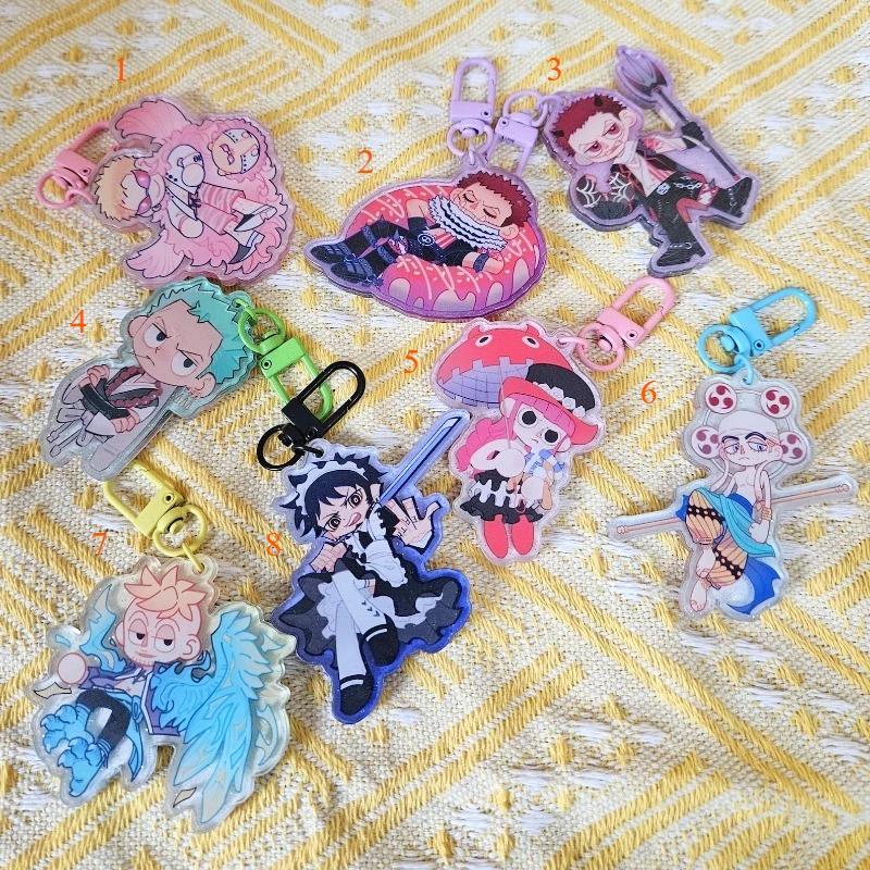 

Luffy Zoro Sanji Chopper One Piece Acrylic Anime Cartoon DIY Collection Toys Gift for Friend Birthday Gift