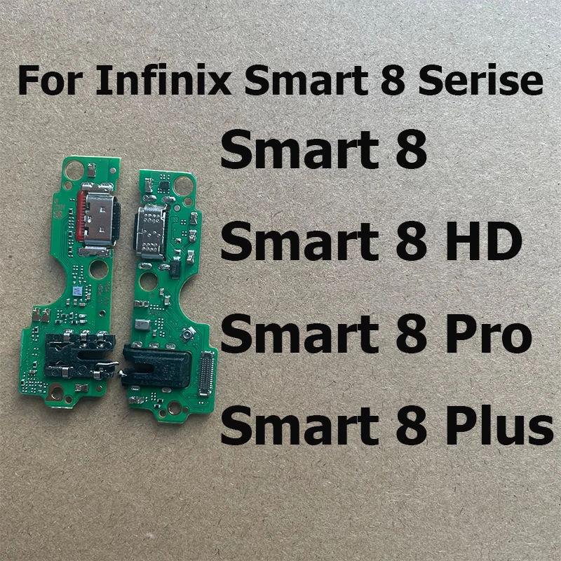 

For Infinix Smart 8 Pro Plus HD USB Charging Connector Board Dock Charger Port Microphone Flex Cable