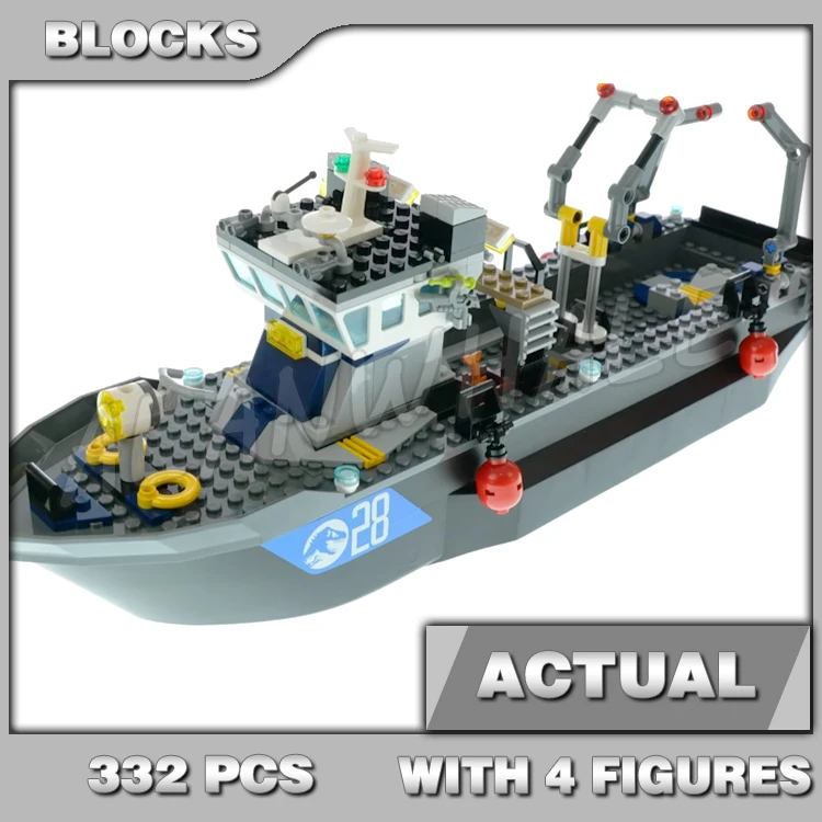 210 peças Jurassic World Exposição de Fósseis de Dinossauros Esqueleto de Dinossauro 60132 Blocos de Montar Brinquedos Compatíveis com Modelos