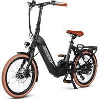 Spatial Spa2001 Adult Electric Bike Bicycle 250w Motor，36v 10.4ah374.4wh Battery Ebike 20 Inch City Bike Removable Lithium Ebike