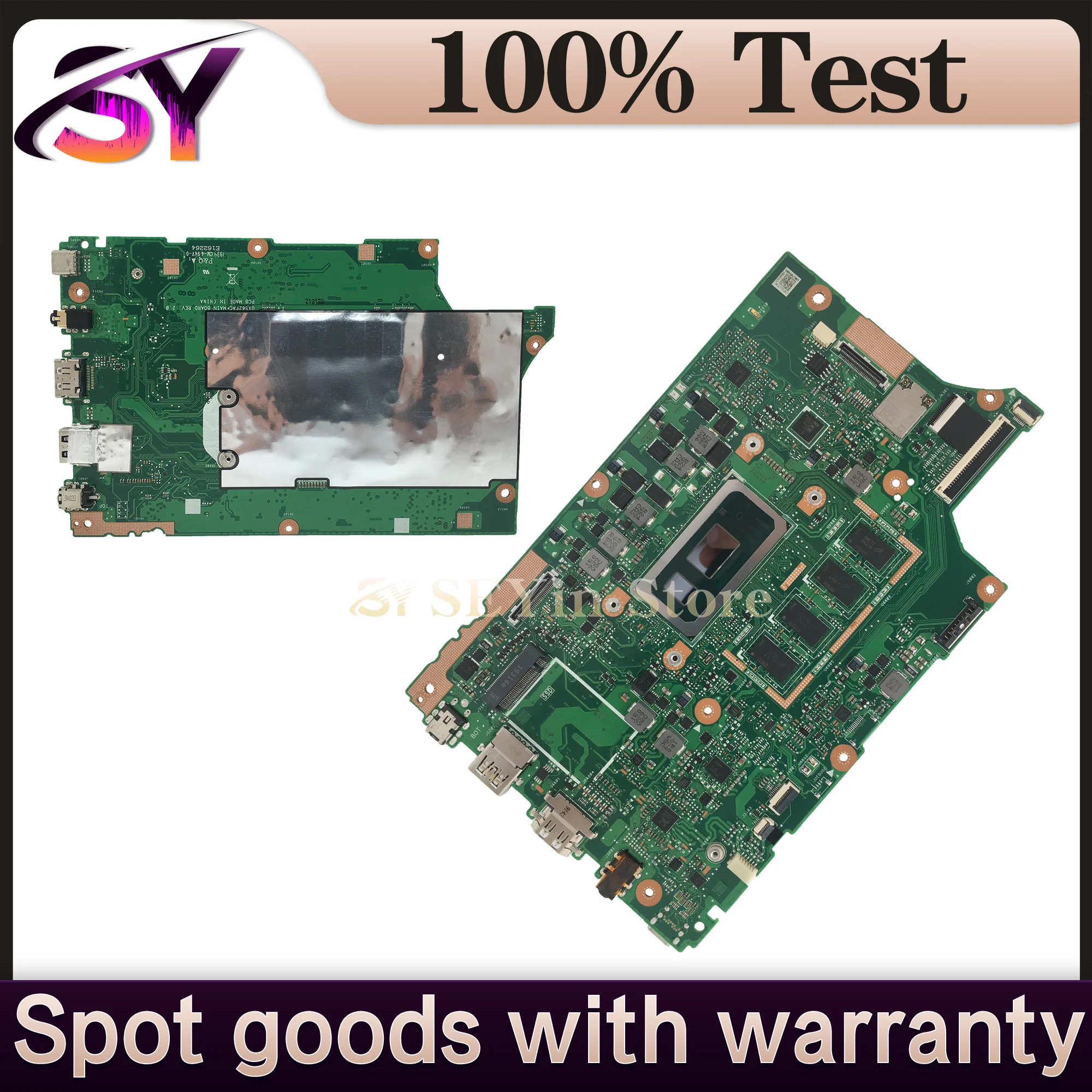 Placa-mãe para notebook ASUS UX562FAC, compatível com ASUS UX562F, UX562FA, Q526FA, Q526FAC, com processadores i3, i5, i7 de 8ª/10ª geração e RAM de 8G/12G/16G.