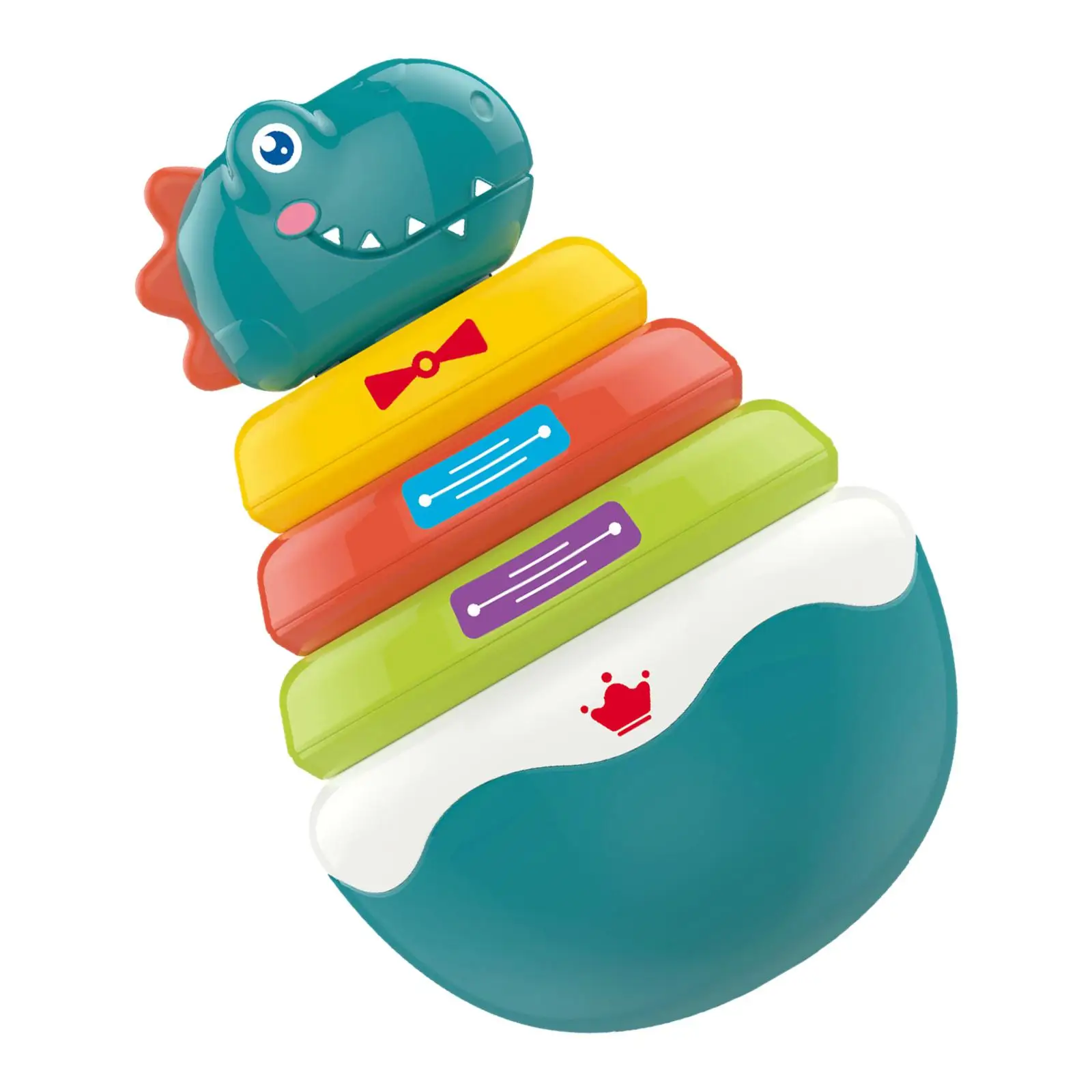Educational Stacking Toys Ferrule Stacker Interactive Nesting Tower Baby Infant Kids