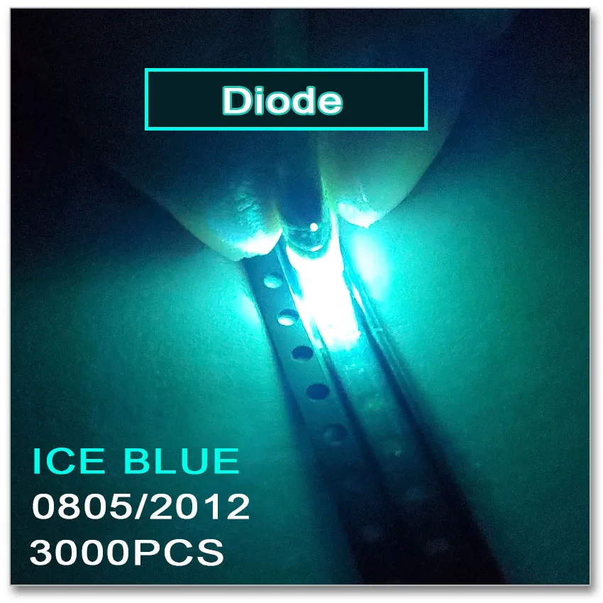 JASNPROSMA 0805 2012 SMD LED 3000PCS Red Orange Yellow Green Jade green ice Blue White Warm white Pink Purple light 1.4*1.25