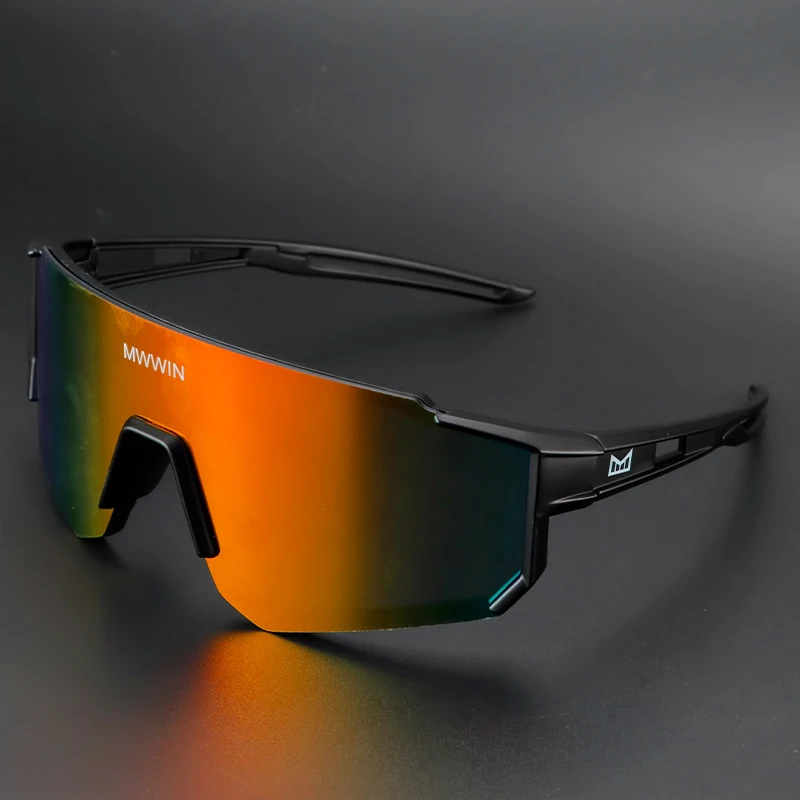 MWWIN mode cyclisme lunettes de soleil pour hommes UV400 femmes lunettes de vélo route vélo conduite Sport de plein air Marathon Triathlon