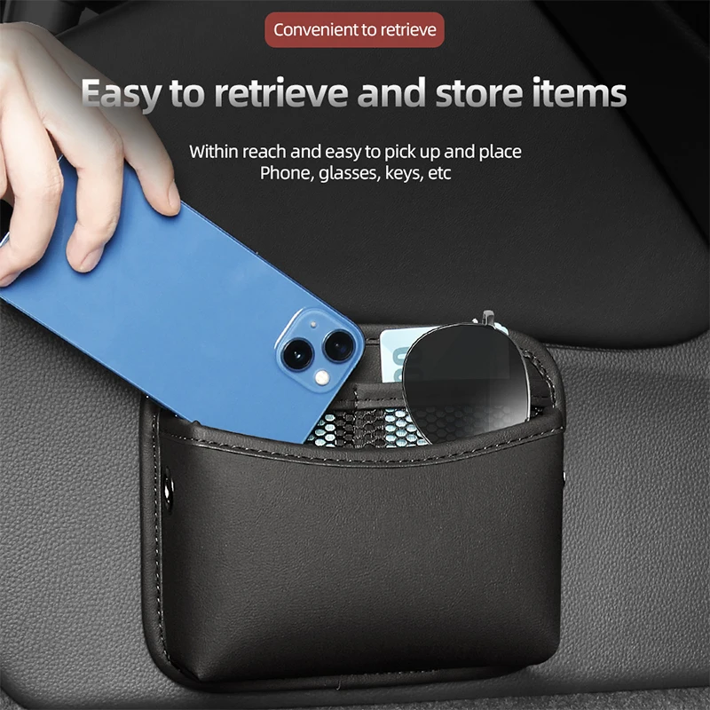 BLALION PU Leather Car Storage Bag Multifunction Wallet Keys Card Cup Phone Holder Auto Cup Holder Storage Box Auto Accessories