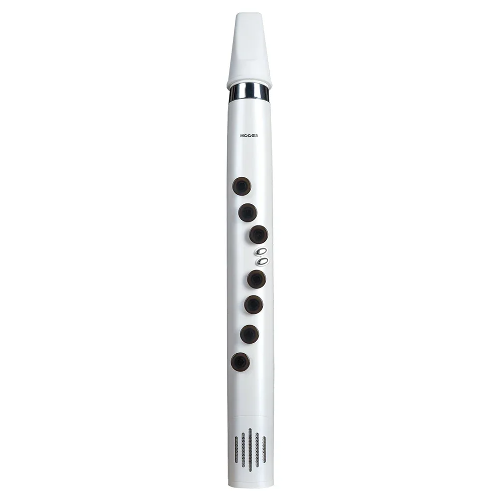 Mooer Electric Blowpipe 30 Synthesized Instrument Sounds Electronic Saxophone White Wind Synth 7 Key Intelligent Wi100 Mini