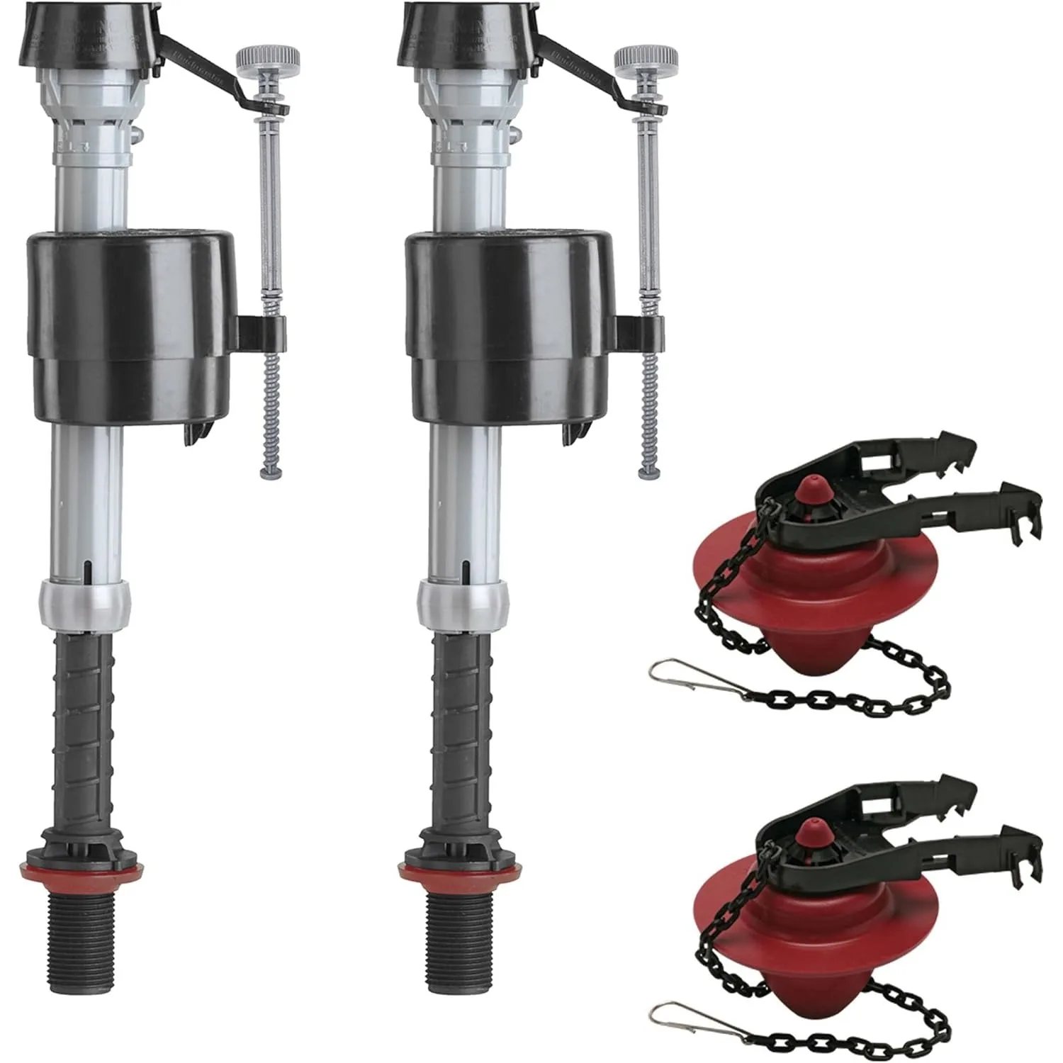 

Наполнительный клапан для унитаза Fluidmaster 400A133, универсальный высокопроизводительный комплект премиум-класса, 2 шт.