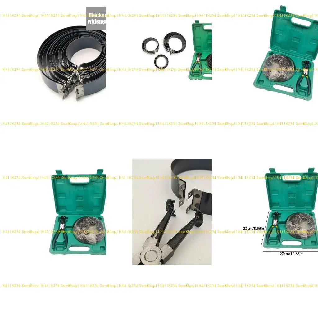 

P9FB Universal Piston Rings Engine Repair Tool Set for Car Mechanics and DIYer Enthusiasts Feature 14 Coils Adjustable Design