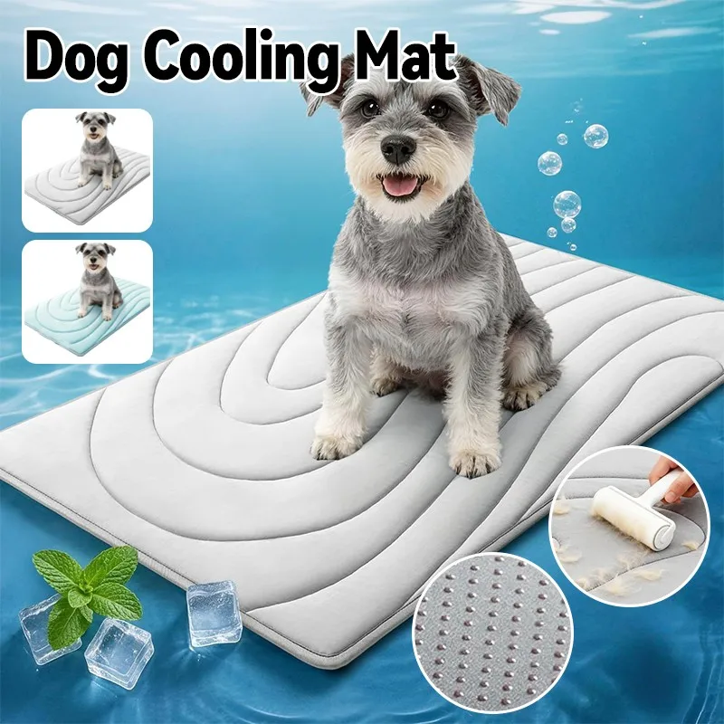 

51X41CM Self Cooling Pet Mat for Dogs Cat Summer Bed Blanket Summer Puppy Sleeping Pad Durable Blanket Sofa Cat Ice Pad Blanket